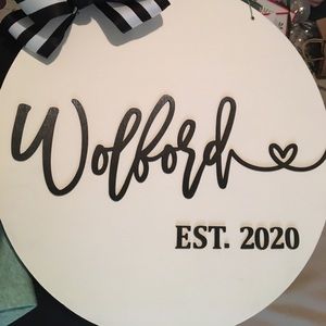 Door Sign “Wolford”